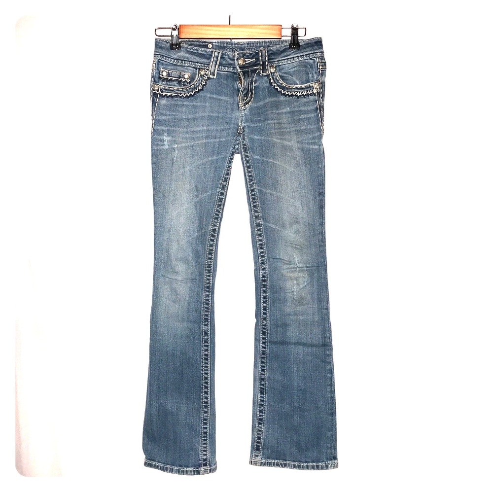 Miss Me Boot Cut Light Wash Jeans- Size 26